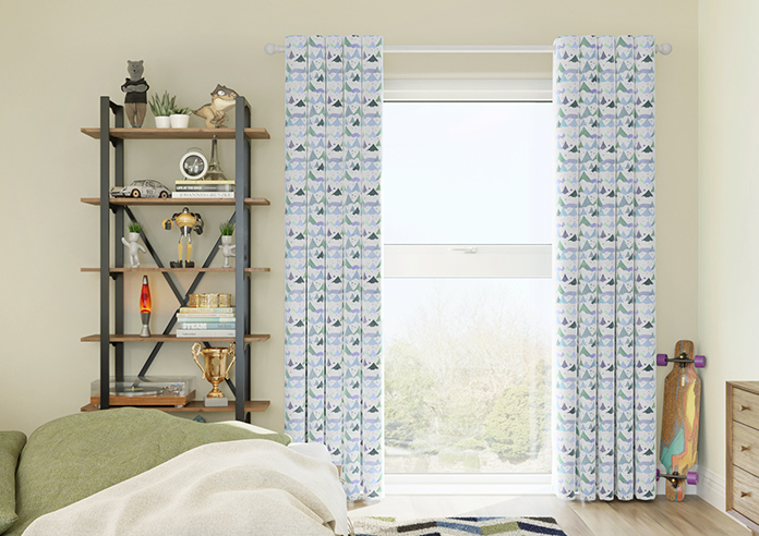 Cloudy Peaks, Icicle - Made to Measure Curtains - Image 3